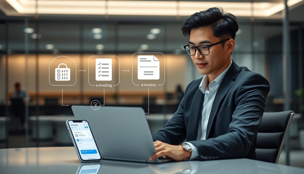 e-invoicing process