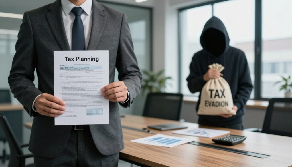 tax avoidance vs tax evasion