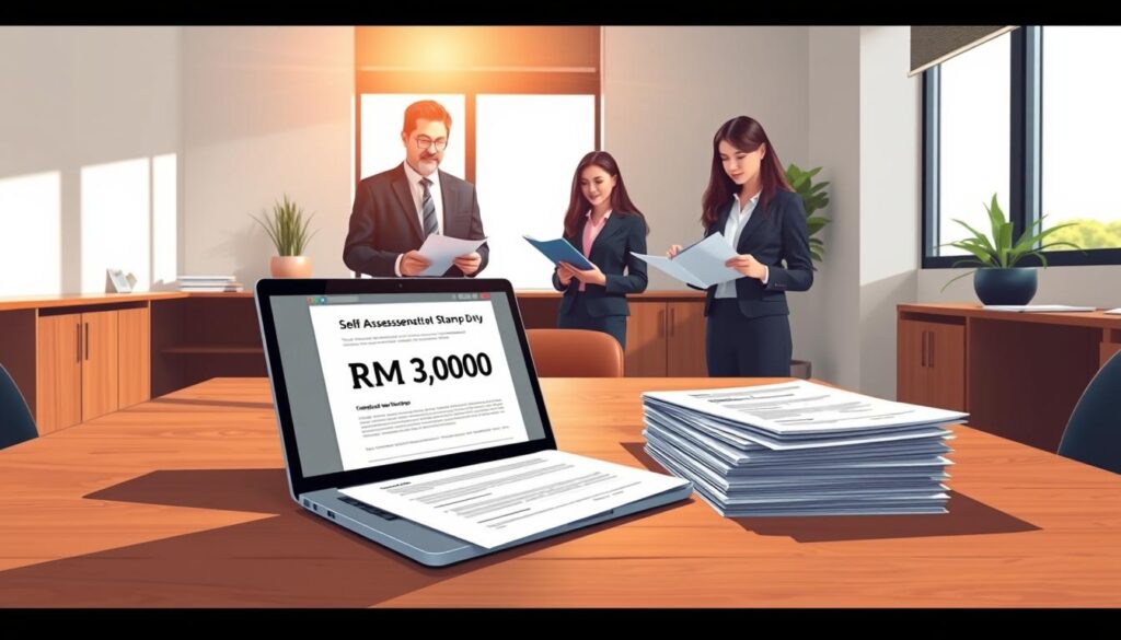 self-assessment system stamp duty