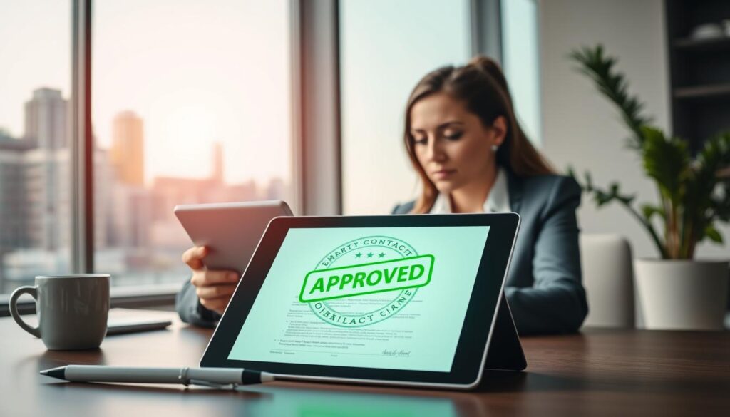 digital contract stamping